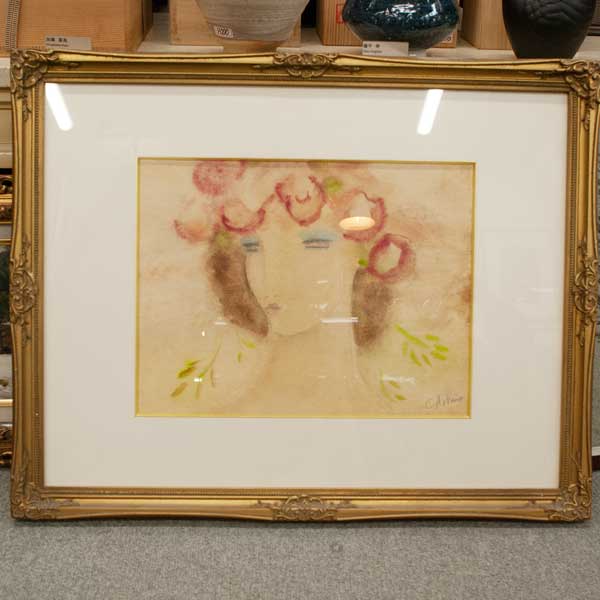 クレール・アステックス(絵画) 杉並区にてクレール・アステックスの水彩画を買取させて頂きました