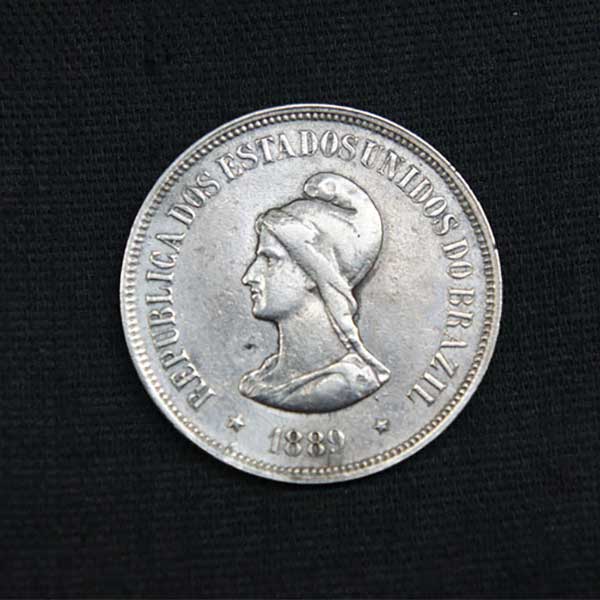 1889年 1000レイス 銀貨