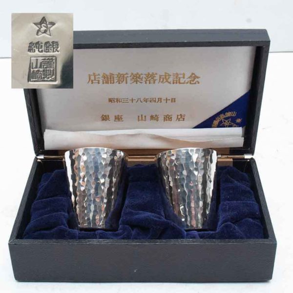 純銀製洋杯 2客