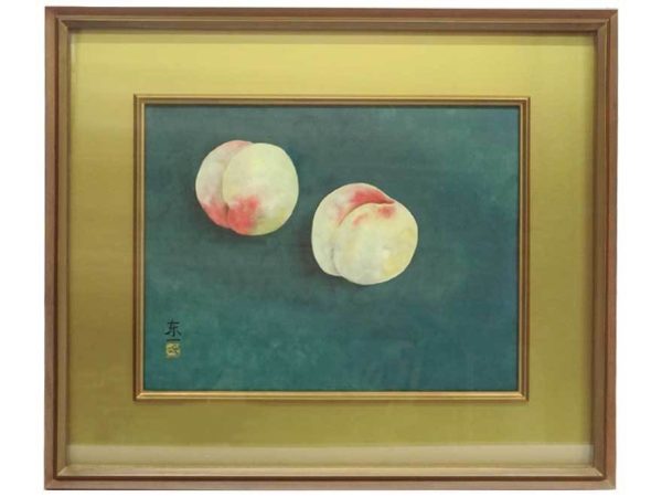 加藤東一「桃」を慈光店舗にて販売しております。 | 骨董品の買取なら