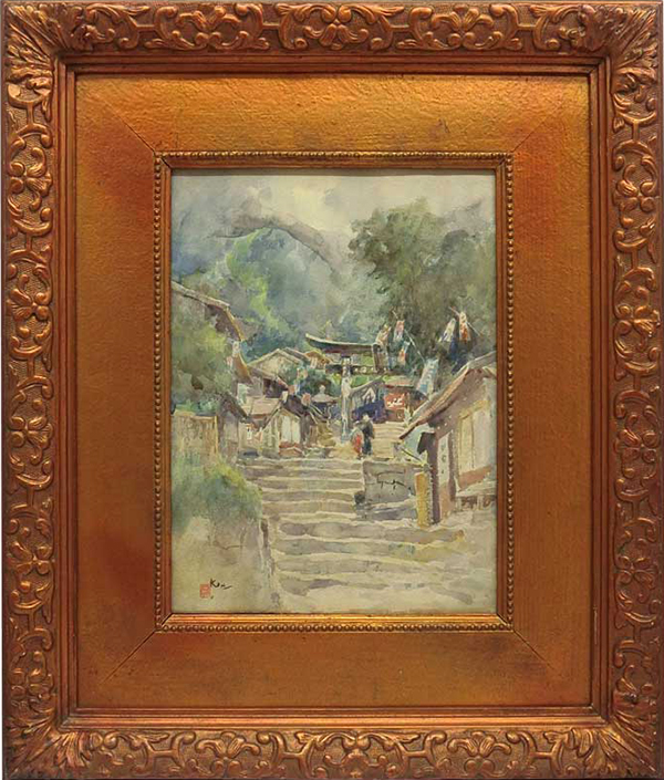日本画家　杉山苔径 大正時期花鳥画美術品　古美術　骨董　江戸　　日本骨董　美術品 諸葛監 花鳥図｜古美術・掛け軸の販売・買取・鑑定-松本松栄堂