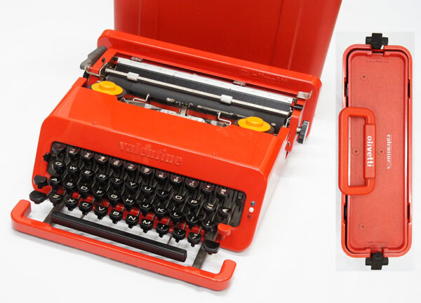 オリベッティ製タイプライター『ヴァレンタイン』を店頭持ち込み