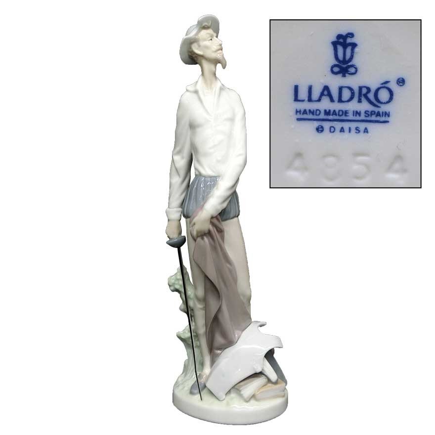 リヤドロ（lladro）のフィギュリン 、ドン・キホーテをヤフー