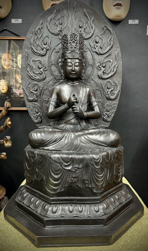高岡銅器の『大日如来』仏像の紹介 | 骨董品の買取なら杉並区の道具屋 慈光