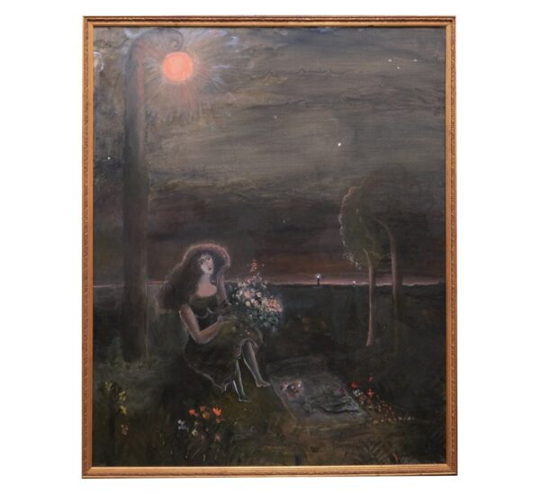 織田廣喜 【少女】油彩画 織田 廣喜 作『油彩画 SM 少女』 ｜骨董品買取 緑和堂