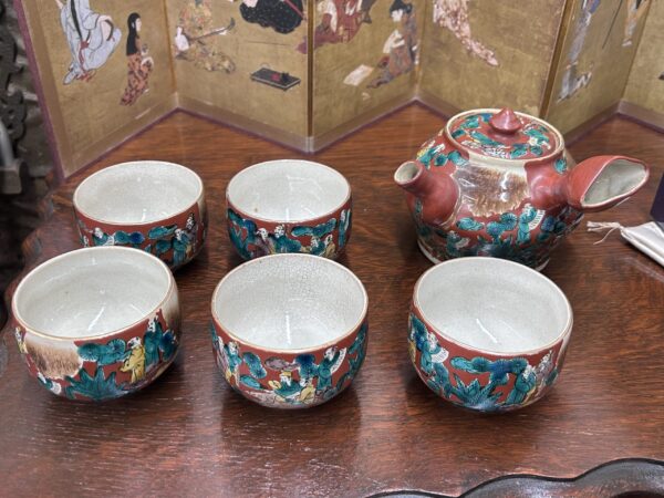 九谷焼、茶器5客セットを慈光店舗にて販売中です。 | 骨董品の買取なら